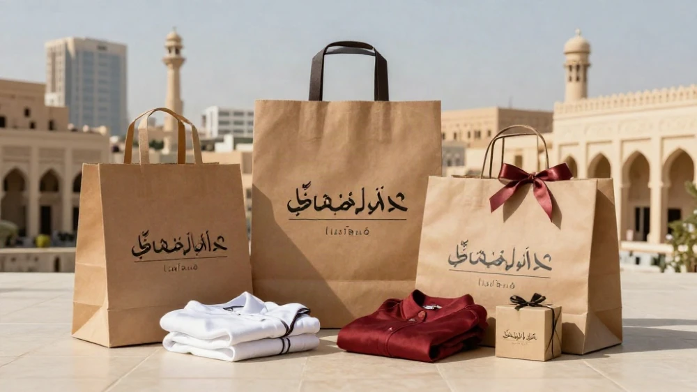 تصميم أكياس هدايا وتغليف محلات
