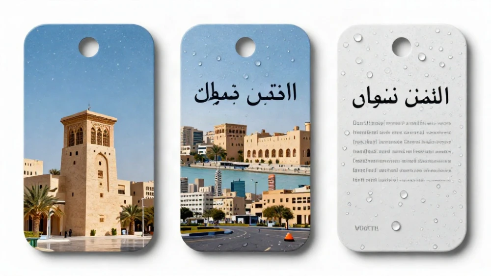 جودة طباعة الملصقات المقاومة للماء