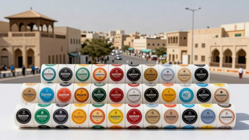 ستيكرات دائرية بالجملة للشركات