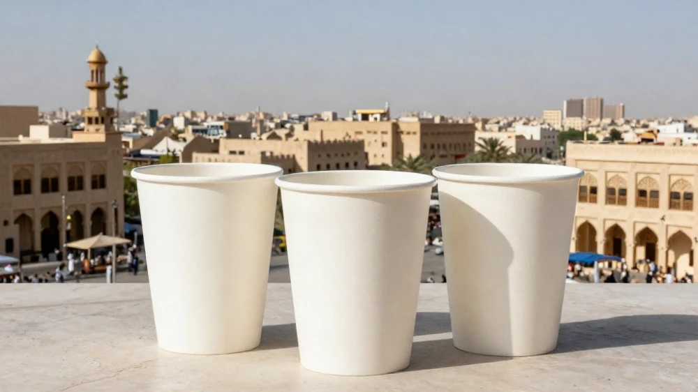 طباعة أكواب ورقية دبل وول