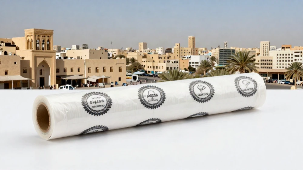 ورق زبدة مطبوع مع شعار مقهى