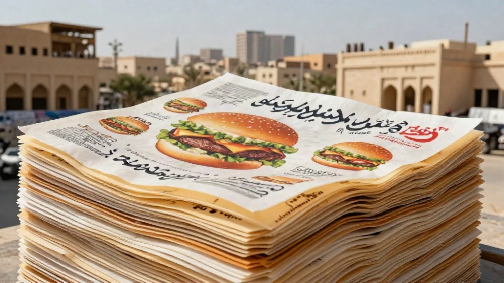 أسعار طباعة ورق برجر بالرياض