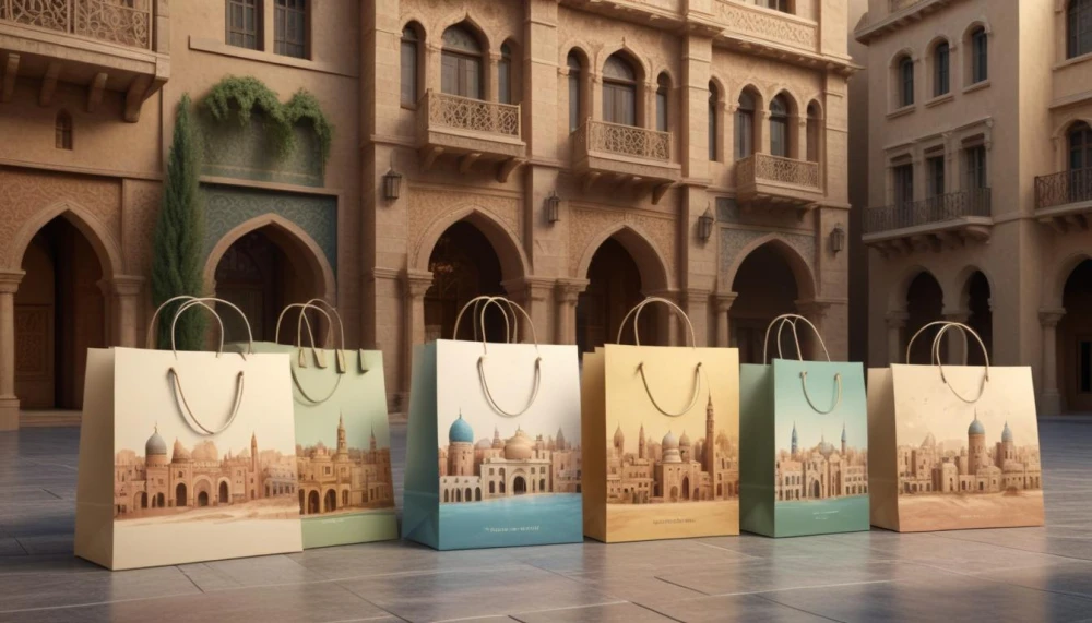 تصاميم أكياس هدايا ورقية فاخرة