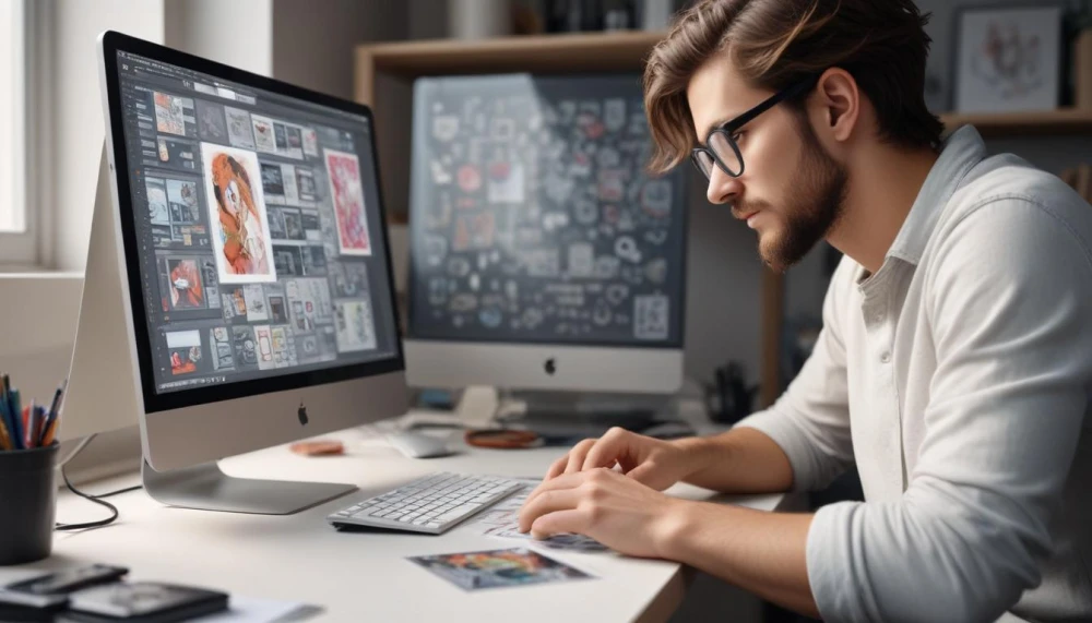 تصميم استيكرات منتجات دائرية