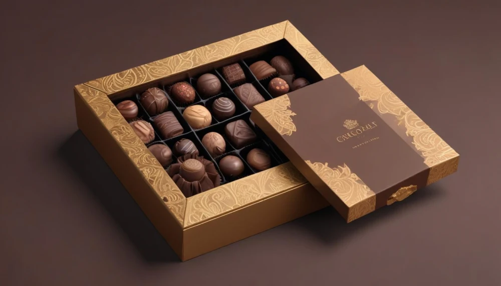 تصميم علب شوكولاتة فاخرة