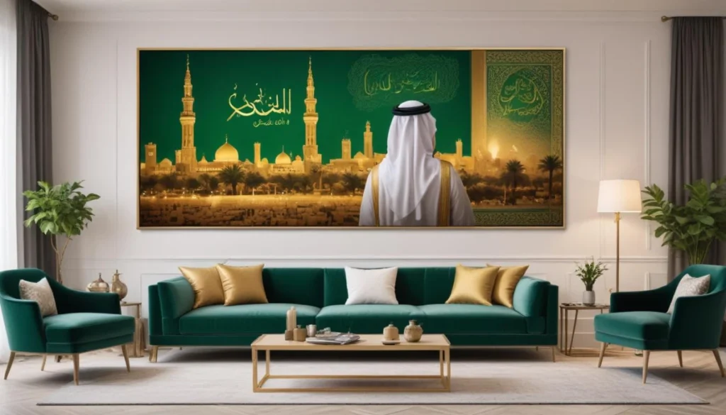 طباعة لوحات كانفس اليوم الوطني