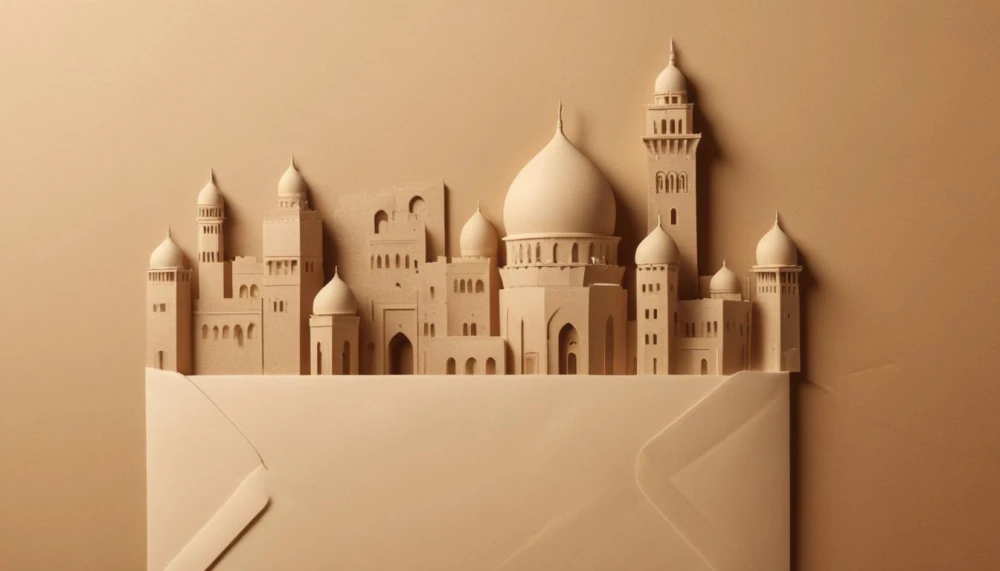 تصميم ظروف مراسلات فاخرة