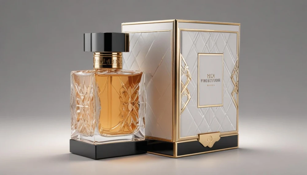 تصميم علب عطور فاخرة كرتون مقوى