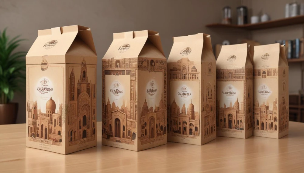 طباعة وتغليف عبوات البن